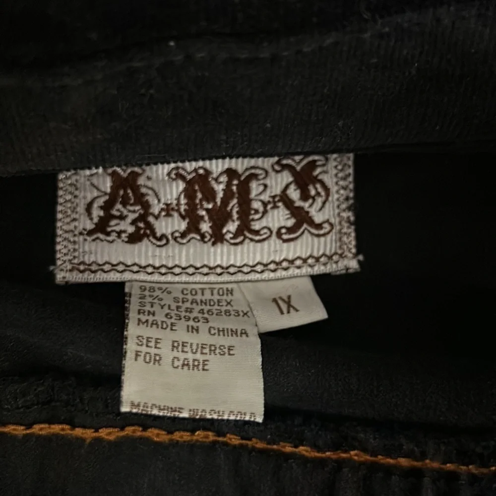 AMX‎ Black Corduroy blazer Stretch size 1X